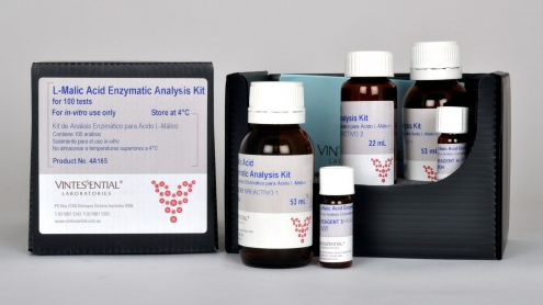 VINTESSENTIAL 4A165 L-Malic Acid Enzymatic Analysis Kit for 100 Tests