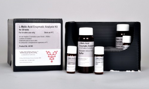 VINTESSENTIAL 4A160 L-Malic Acid Enzymatic Analysis Kit for 30 Tests