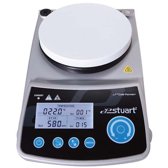STUART 04661-44 Digital Magnetic Hot Plate Stirrer with Timer 5L