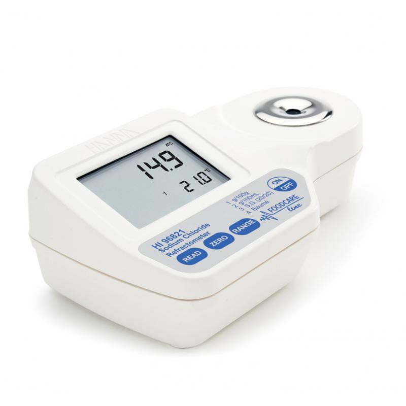 H I96821 Sodium Chloride - Digital Refractometer Portable - Acorn Scientific