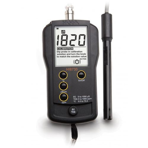 HANNA HI 8730  Portable EC. TDS and Temperature Meter