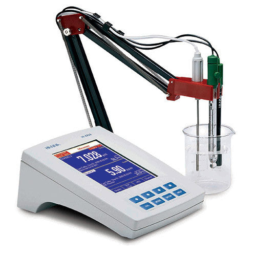 HANNA HI 4521-02 RESEARCH GRADE pH/ORP/°C - EC/TDS/Salnity - 2 Channel USP - Acorn Scientific