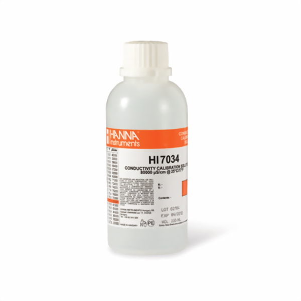 HANNA HI7034M - EC 80000 µS/cm@25°C - 230ml - Acorn Scientific