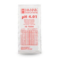 HANNA HI 7004P/5  4.01 pH Buffer Solution 500 x 20 mL sachets - Acorn Scientific