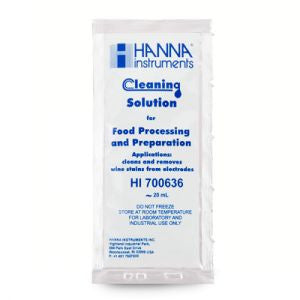 HI 700636P  Cleaning Solution for Wine Stains (Wine-Making) 25 x 20 mL sachet - Acorn Scientific