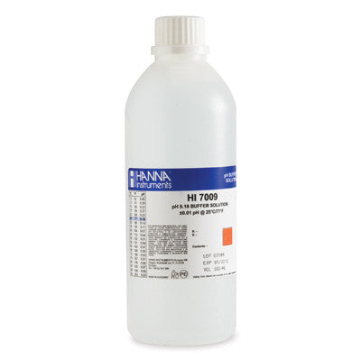 HI 7009L/C  9.18 pH Buffer Solution 1 x 500 mL bottle - Acorn Scientific
