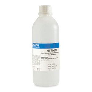 HI 70670L  Cleaning Solution for Salt Deposits (Industrial Processes) 1 x 500 mL bottle - Acorn Scientific