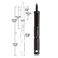 HANNA HI 76407/10F  DO Probe with Protective Sleeve. 10 m cable