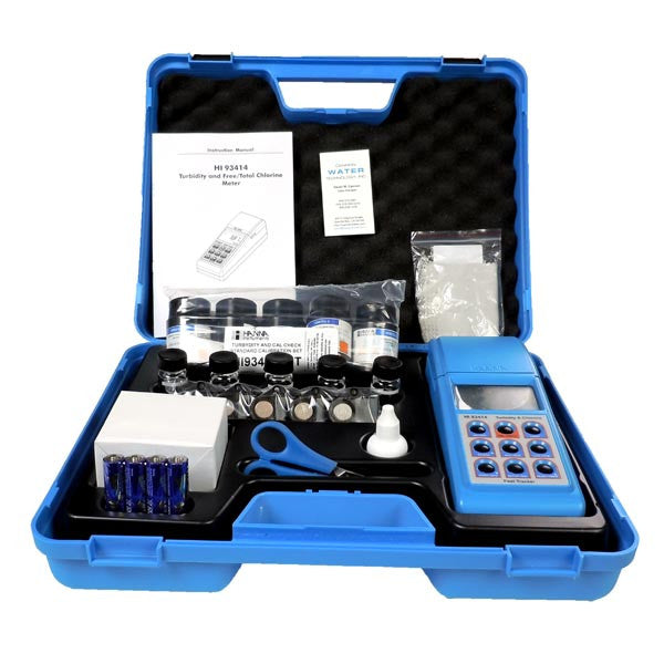 HANNA HI 93414-02  Turbidity and Free/Total Cl2 Portable Meter with CAL CHECK™ and Fast Tracker™. EPA Comp - Acorn Scientific