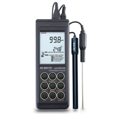 HANNA HI 98172 ISE/pH/ORP/°C Meter with CalCheck