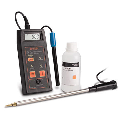 HANNA HI 993310  Direct Soil Activity and Solution Conductivity Measurement Kit - Acorn Scientific