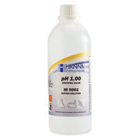 HI 5001  Technical Buffer Solution. 1.00 pH. 500 mL bottle - Acorn Scientific