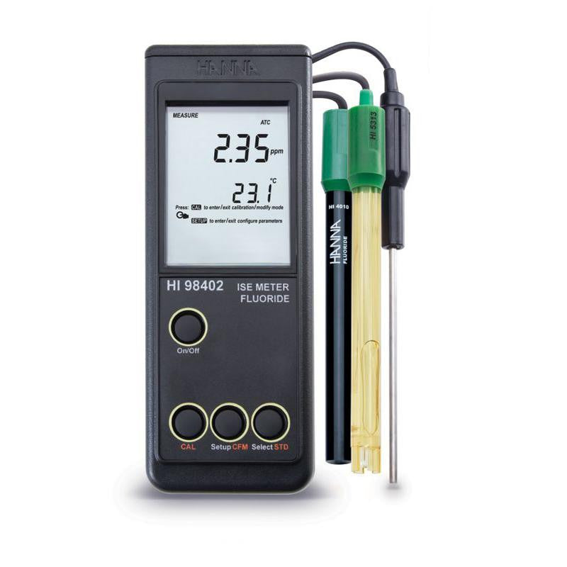 HANNA HI 98402 Fluoride/°C (ISE)Meter - Acorn Scientific
