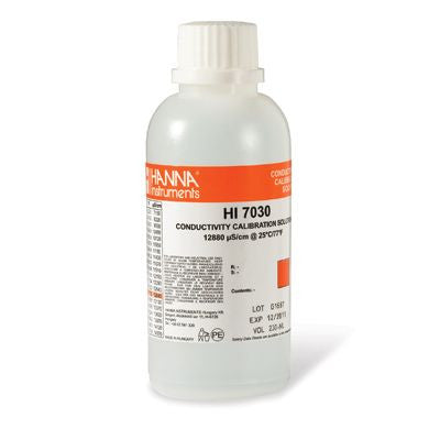 HANNA HI7030M - EC 12880 µS/cm@25°C - 230ml - Acorn Scientific