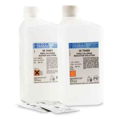 HI 70480 Free-chlorine reagent kit for PCA Series - Acorn Scientific