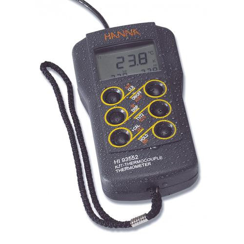 HI 93552R  Dual-channel. K. J. T-Type Thermocouple Thermometer with PC Connectivity - Acorn Scientific