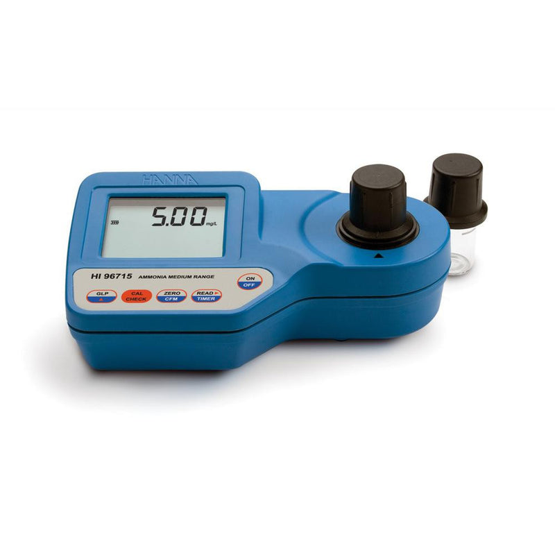 HI 96715 Ammonia MR 0.00-9.99 mg/L  (NH³-N) - Photometer mobile - Acorn Scientific