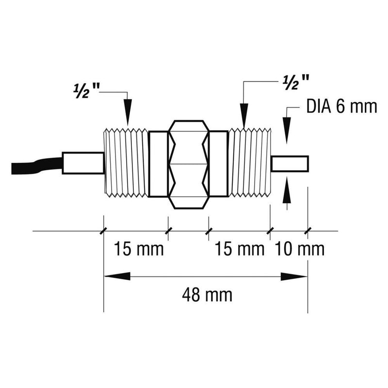 HANNA HI 7610 -  Pt100 Temperature Sensor - 5m - Acorn Scientific