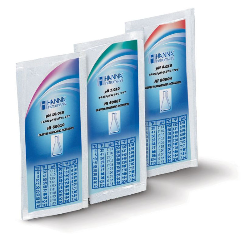 HANNA HI 60010-02  Millesimal Buffer Solution. 10.010 pH. (25) 20 mL sachets