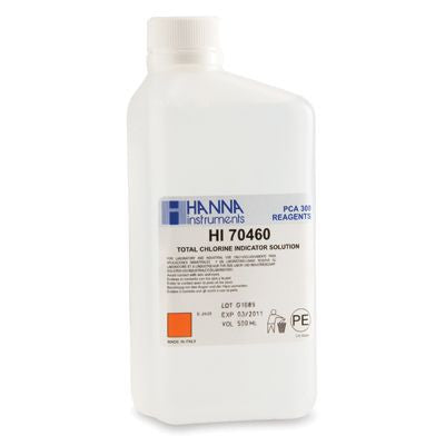 HANNA HI 70460 Total Chlorine Indicator solution for PCA series